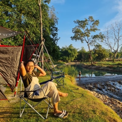 Jungle side camping in Rishikesh