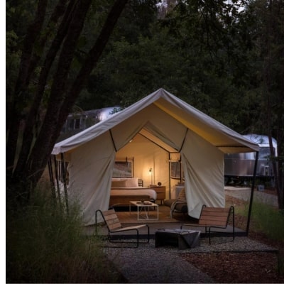 Luxury swiss camping in Rishikesh