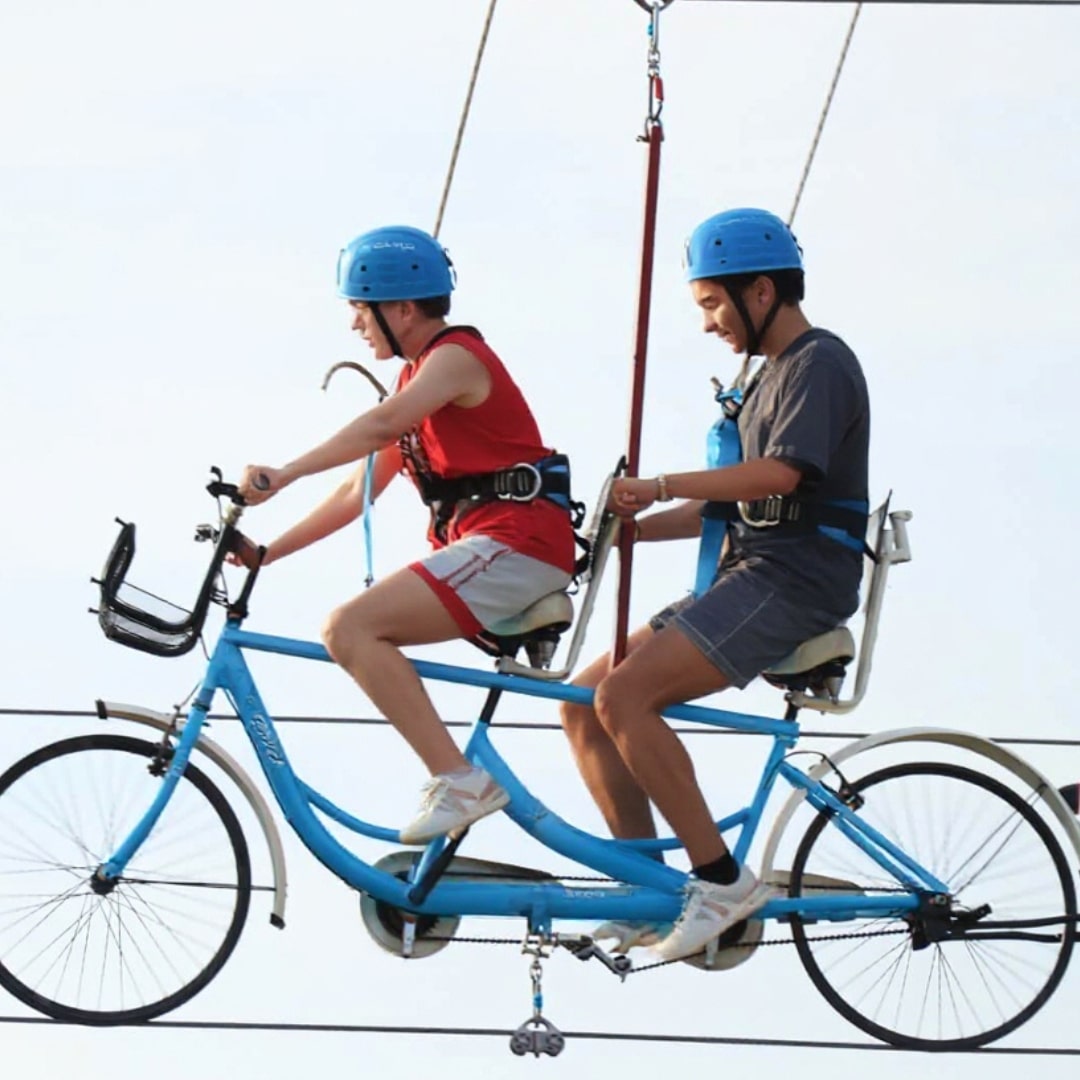 Sky Cycling in Rishikesh